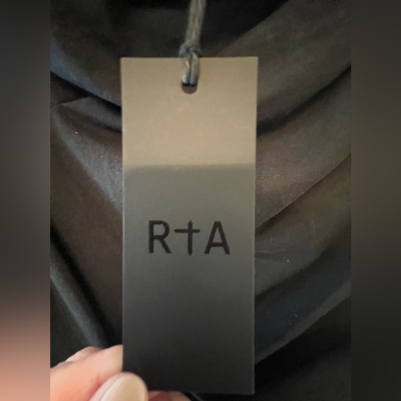 NWT RTA Brand black curve hugging Holly sheath mini dress, size 6. - Picture 13 of 13